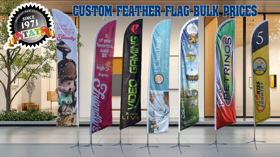 Custom Bulk Feather Flags