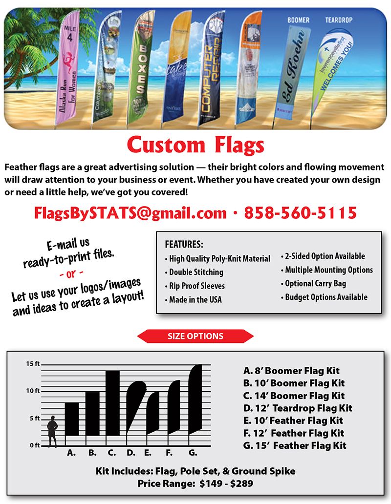 Custom Feather Flag Design